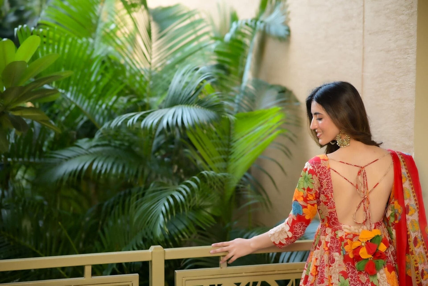 Vaani Floral Maslin Suit Set