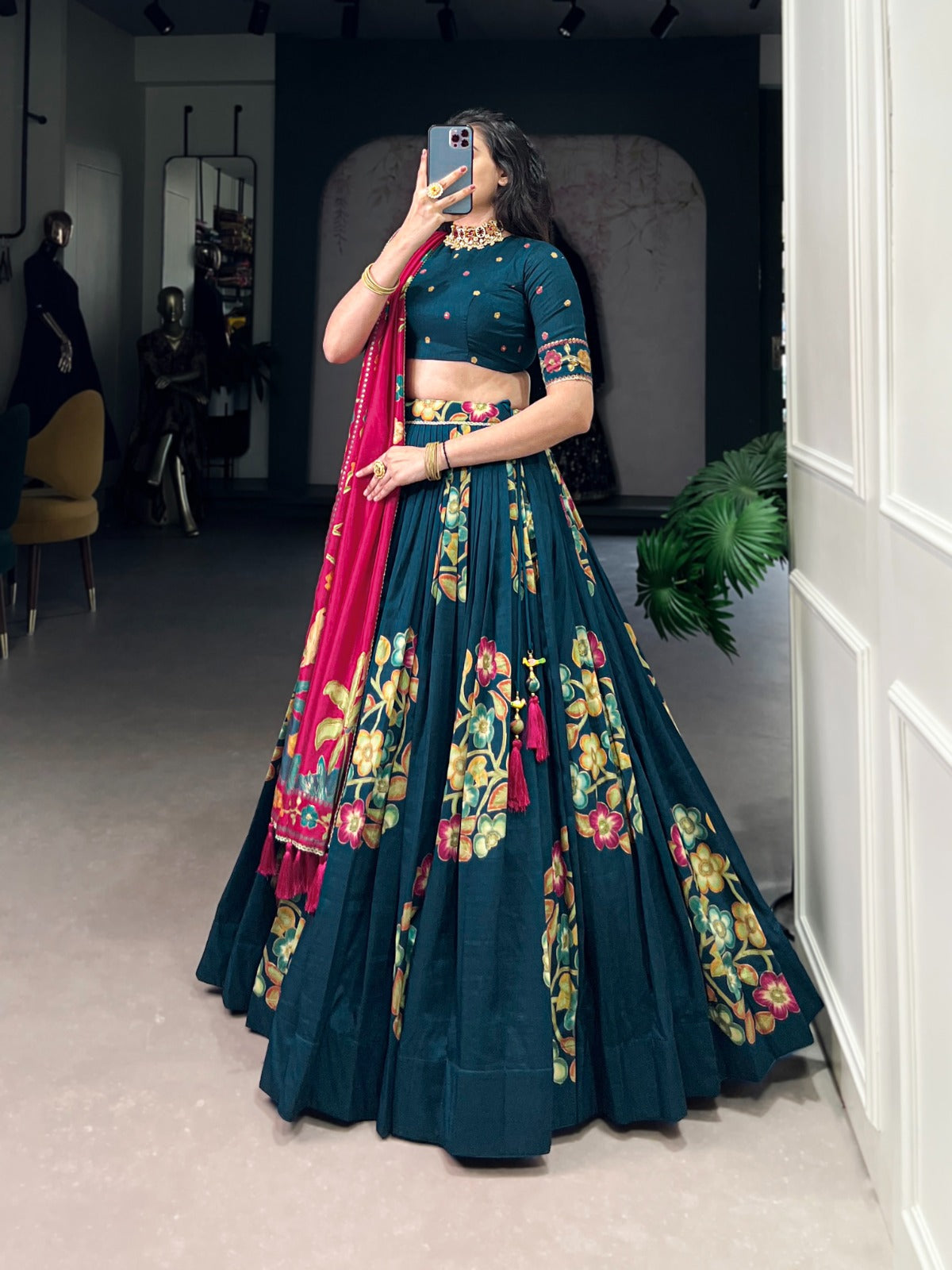 Anvika Tussar Silk Beautiful Lehenga Choli