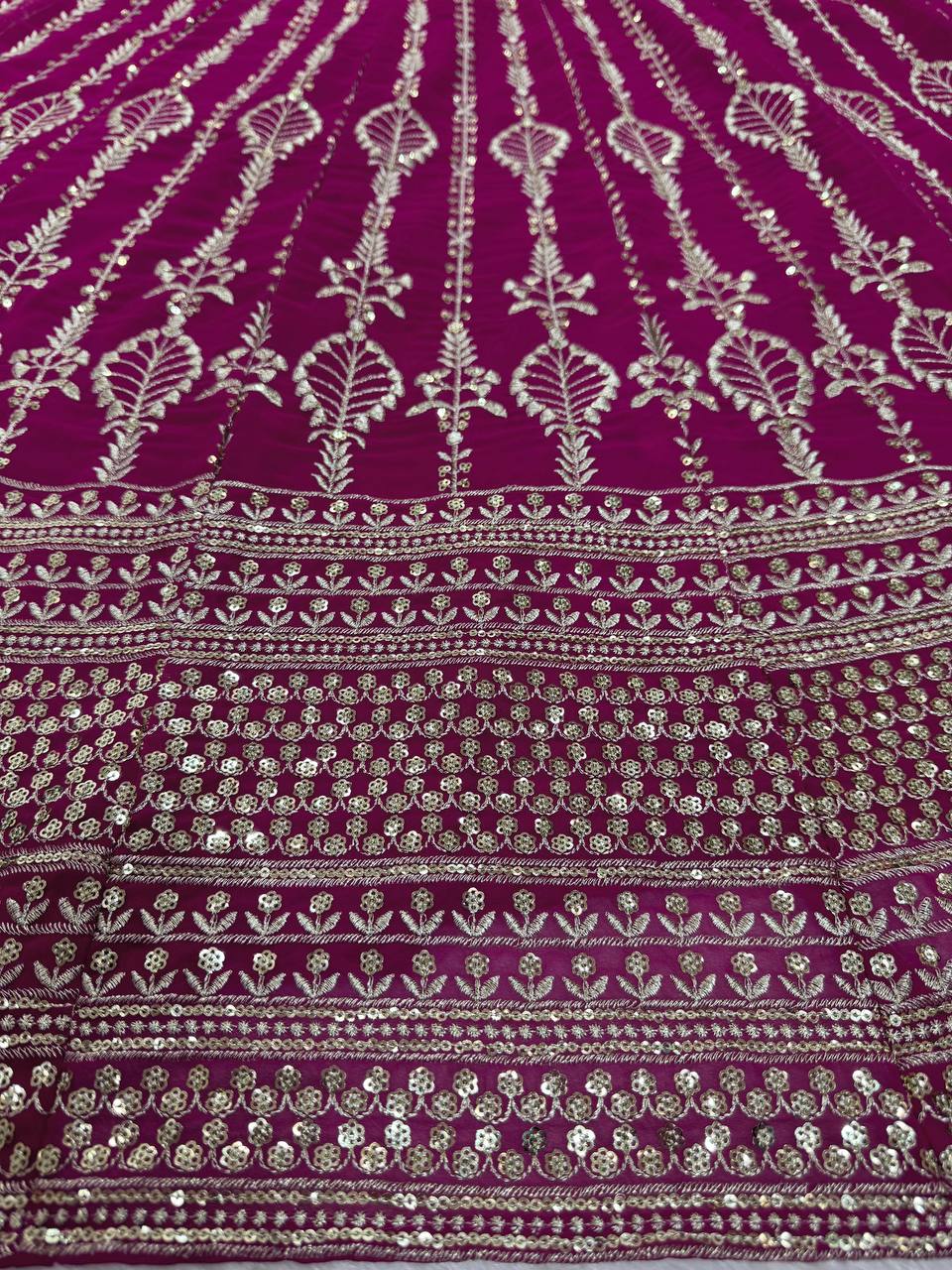 Desi Divas: Foux Gorgette Lehengha Choli