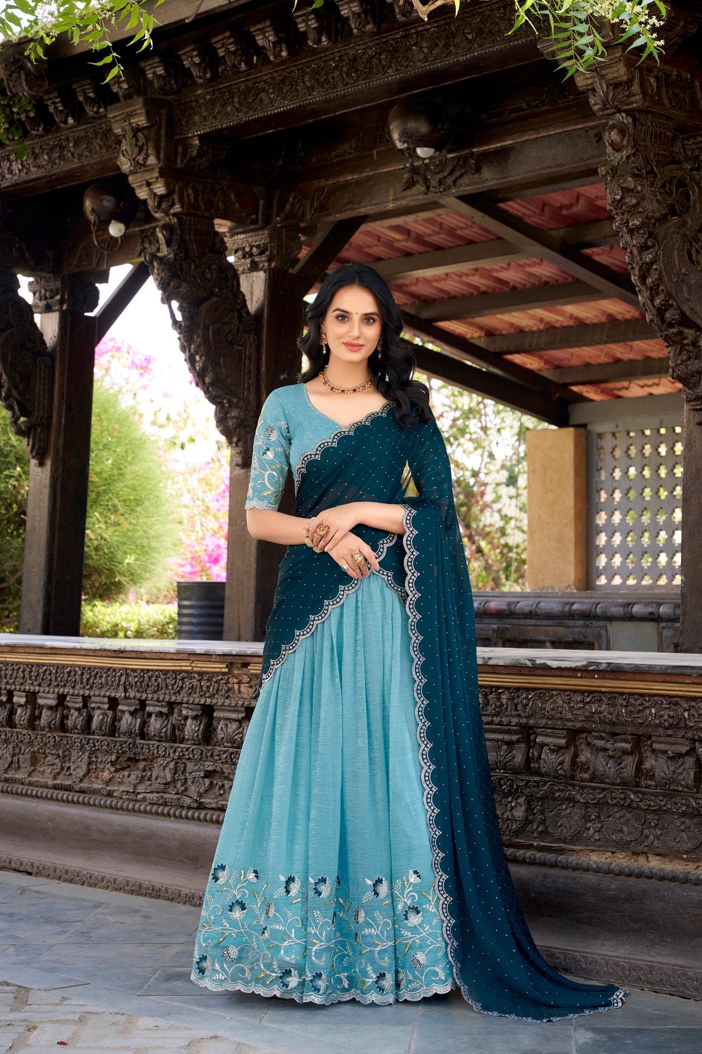 Ananya Hotfix love with a glossy twist Lehenga choli