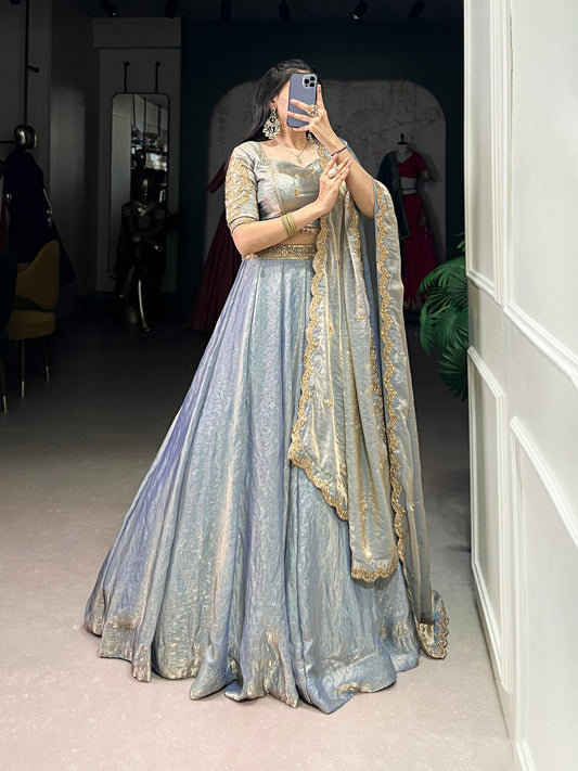 Rang-e-Mehal – A Royal Symphony of Silk Lehenga Choli