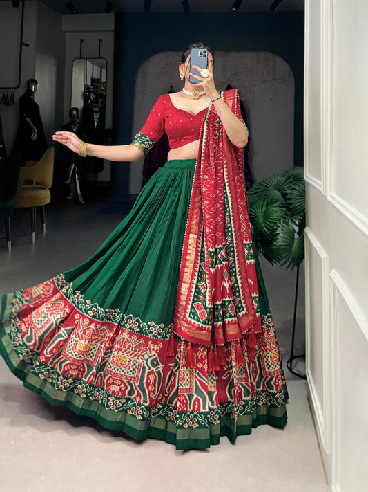 Ruhi Twirling In Tradition Shining In Silk Lehenga Choli