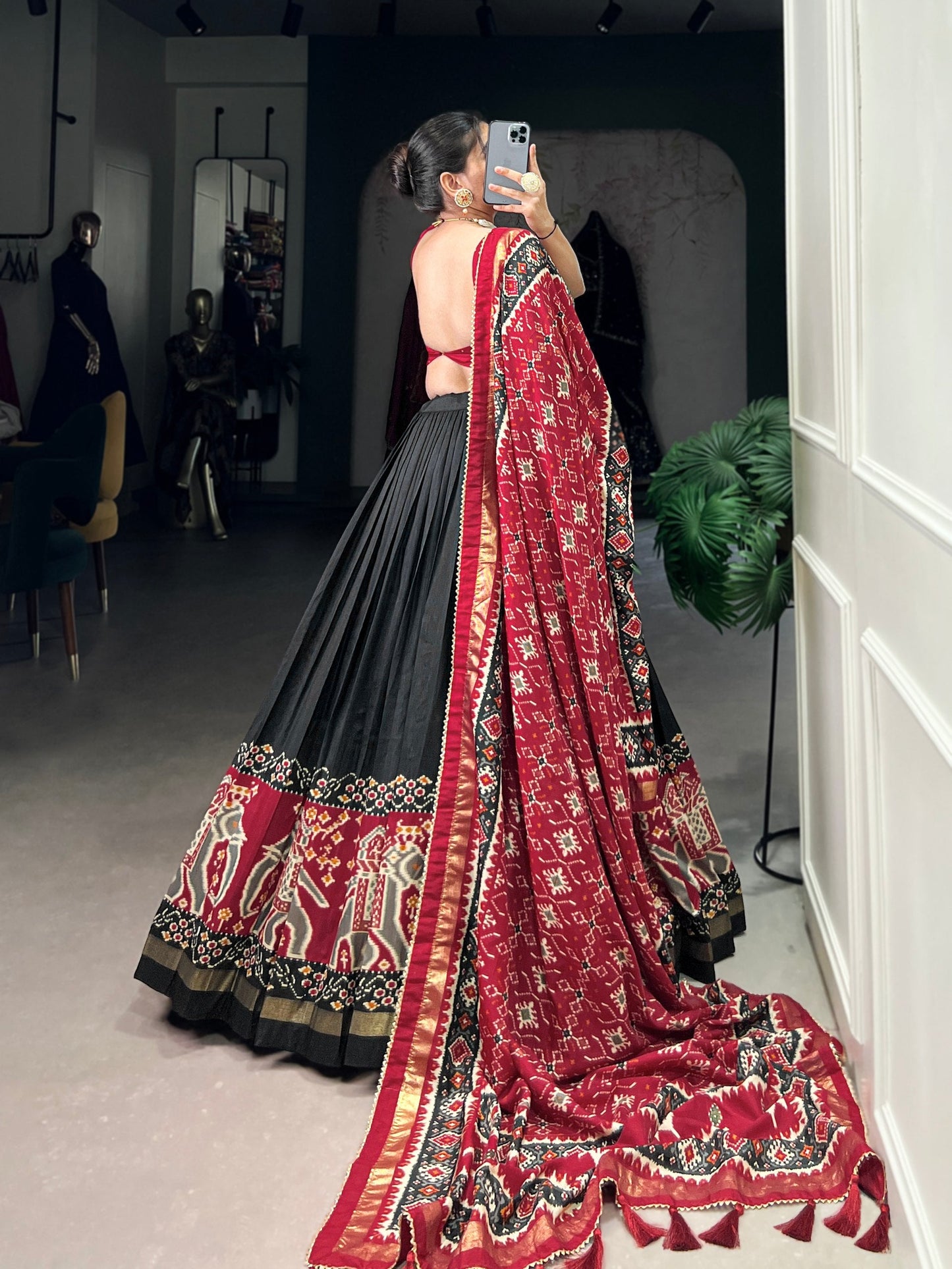 Ruhi Twirling In Tradition Shining In Silk Lehenga Choli