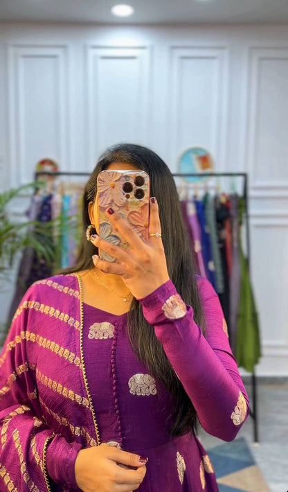 Zara Exquisite Gown Dupatta Set