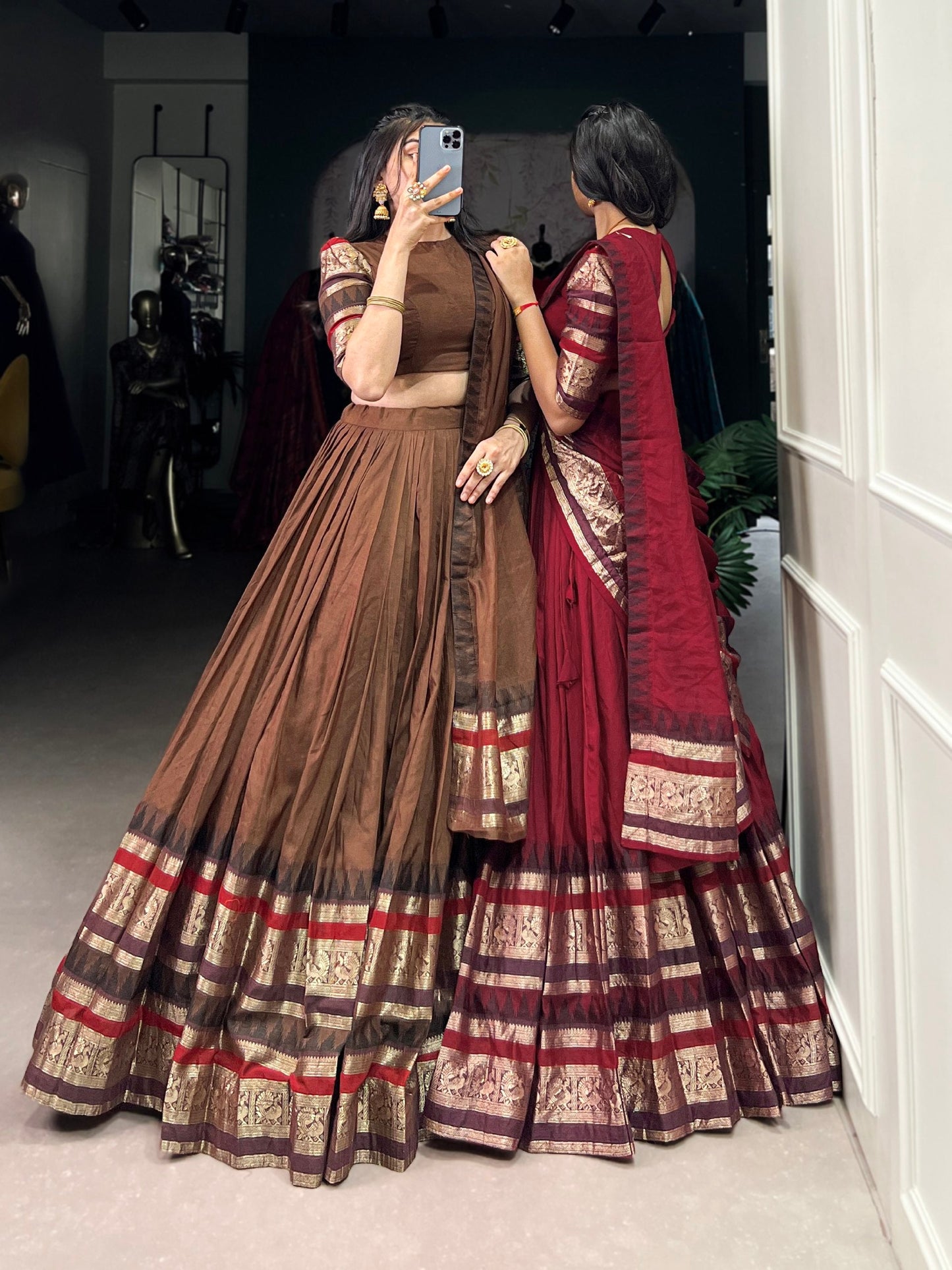 Colors of a Queen Chanderi Classic Lehenga Choli