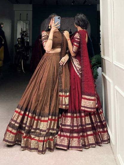 Colors of a Queen Chanderi Classic Lehenga Choli