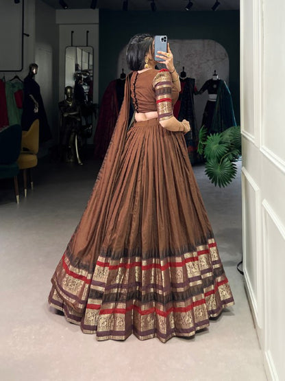 Colors of a Queen Chanderi Classic Lehenga Choli