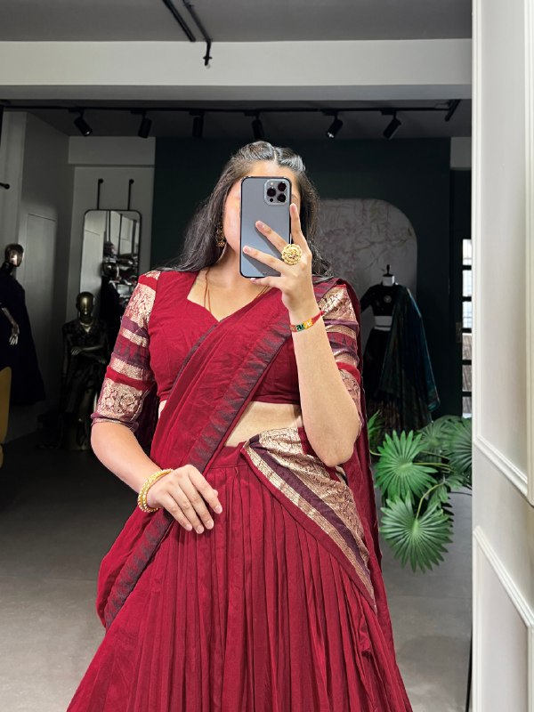 Colors of a Queen Chanderi Classic Lehenga Choli