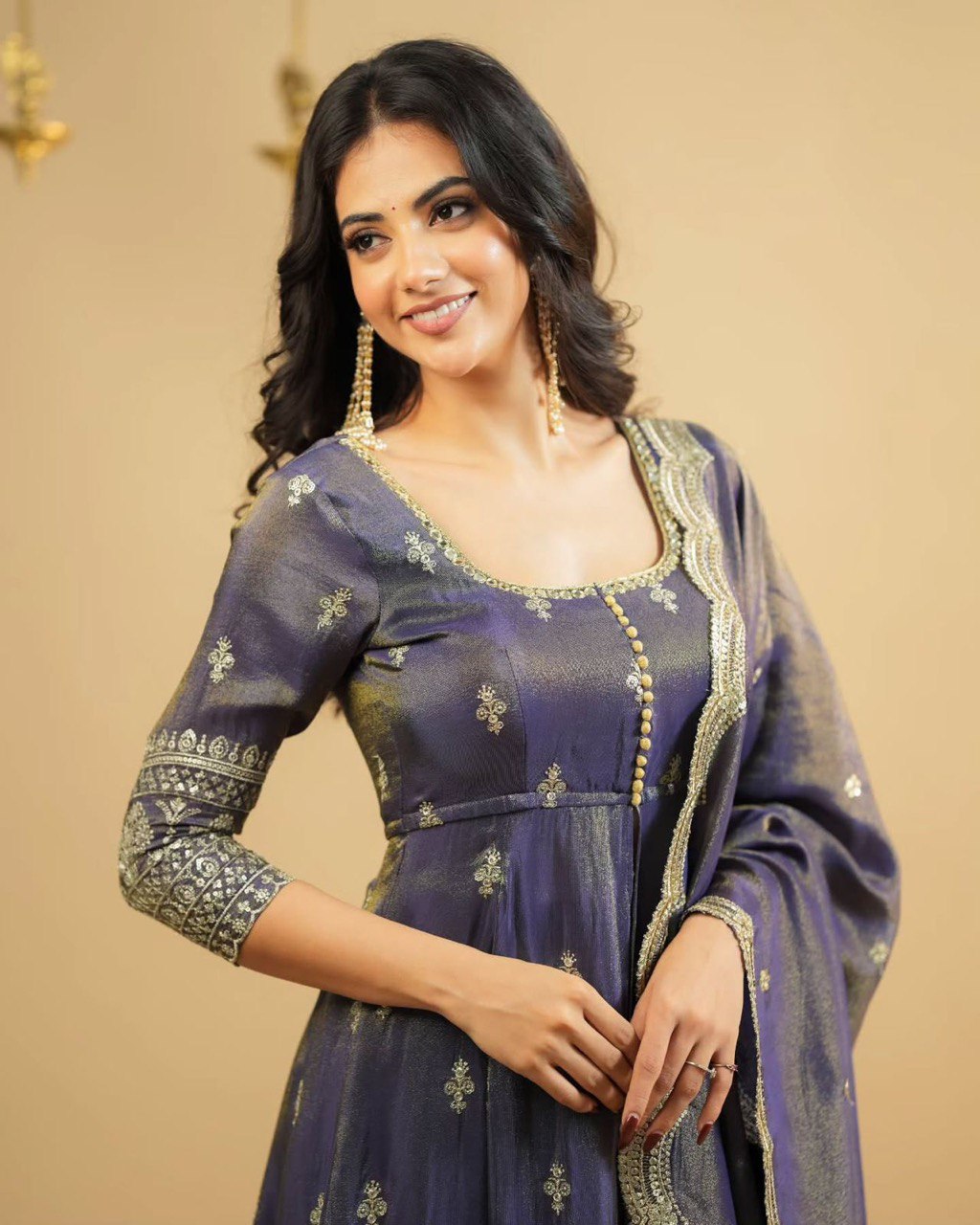 Aanya Royal Purple Festive Wear Lehenga Set