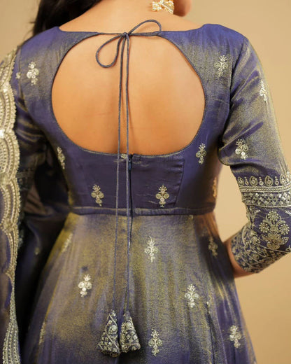 Aanya Royal Purple Festive Wear Lehenga Set