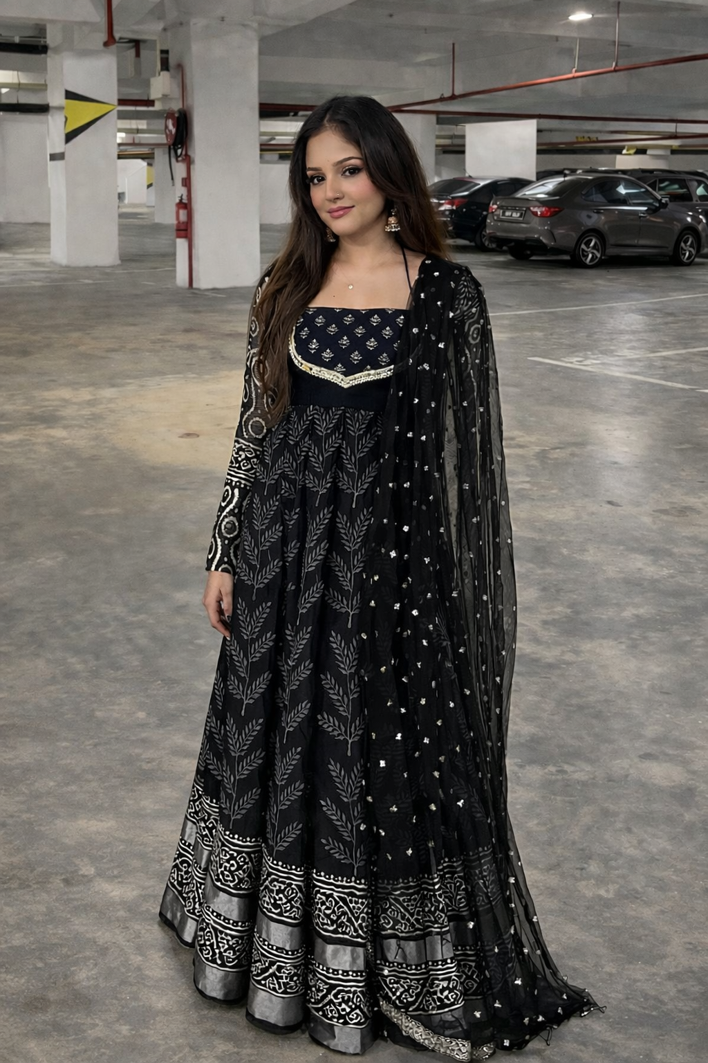 Ridhima Designer Maslin Cotton Digital Print Anarkali Set