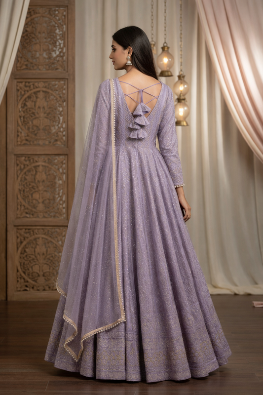 Ritika Premium Readymade Anarkali Suit Set