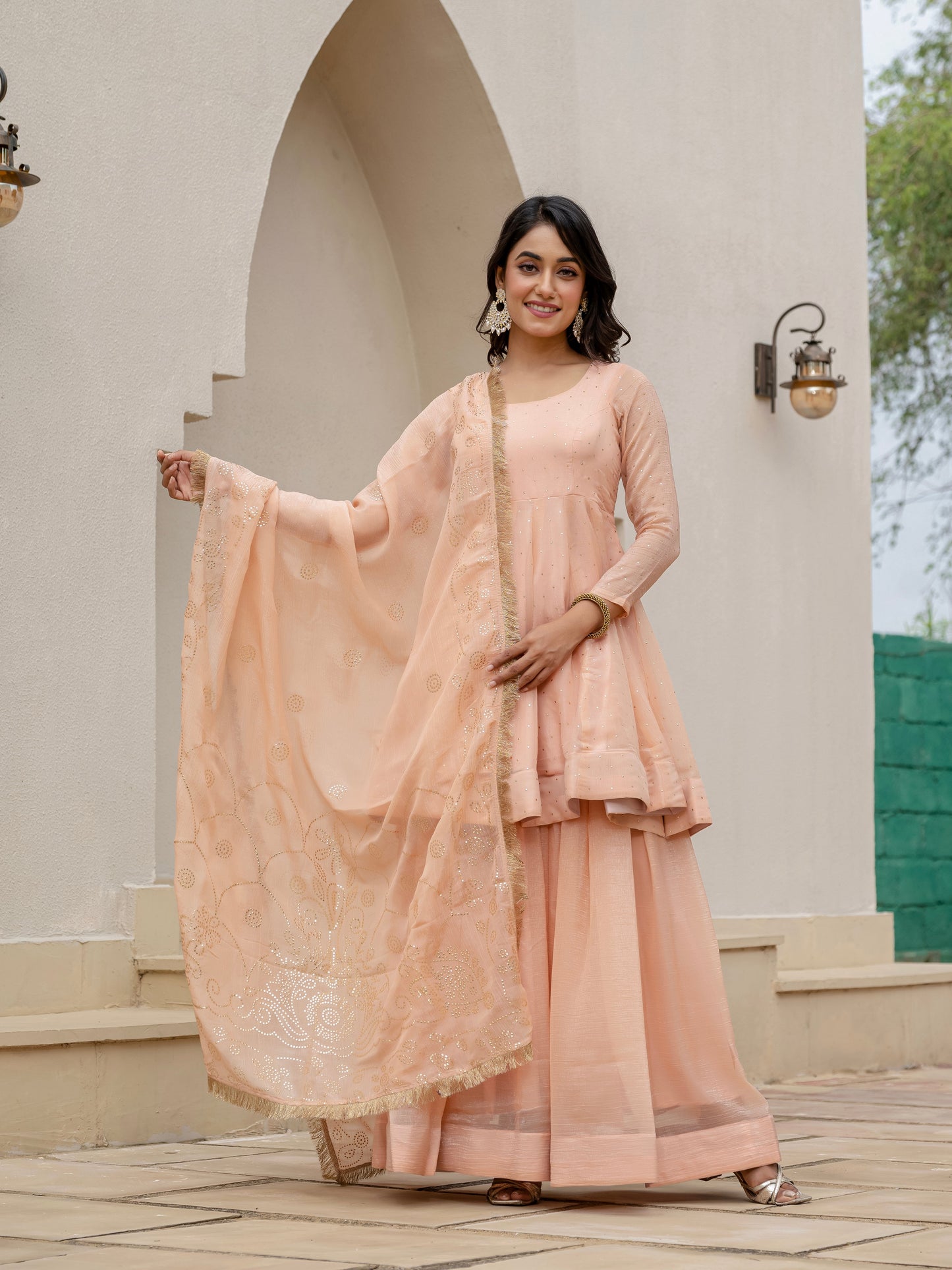 Aarvi Crimson Blush Kurta Set