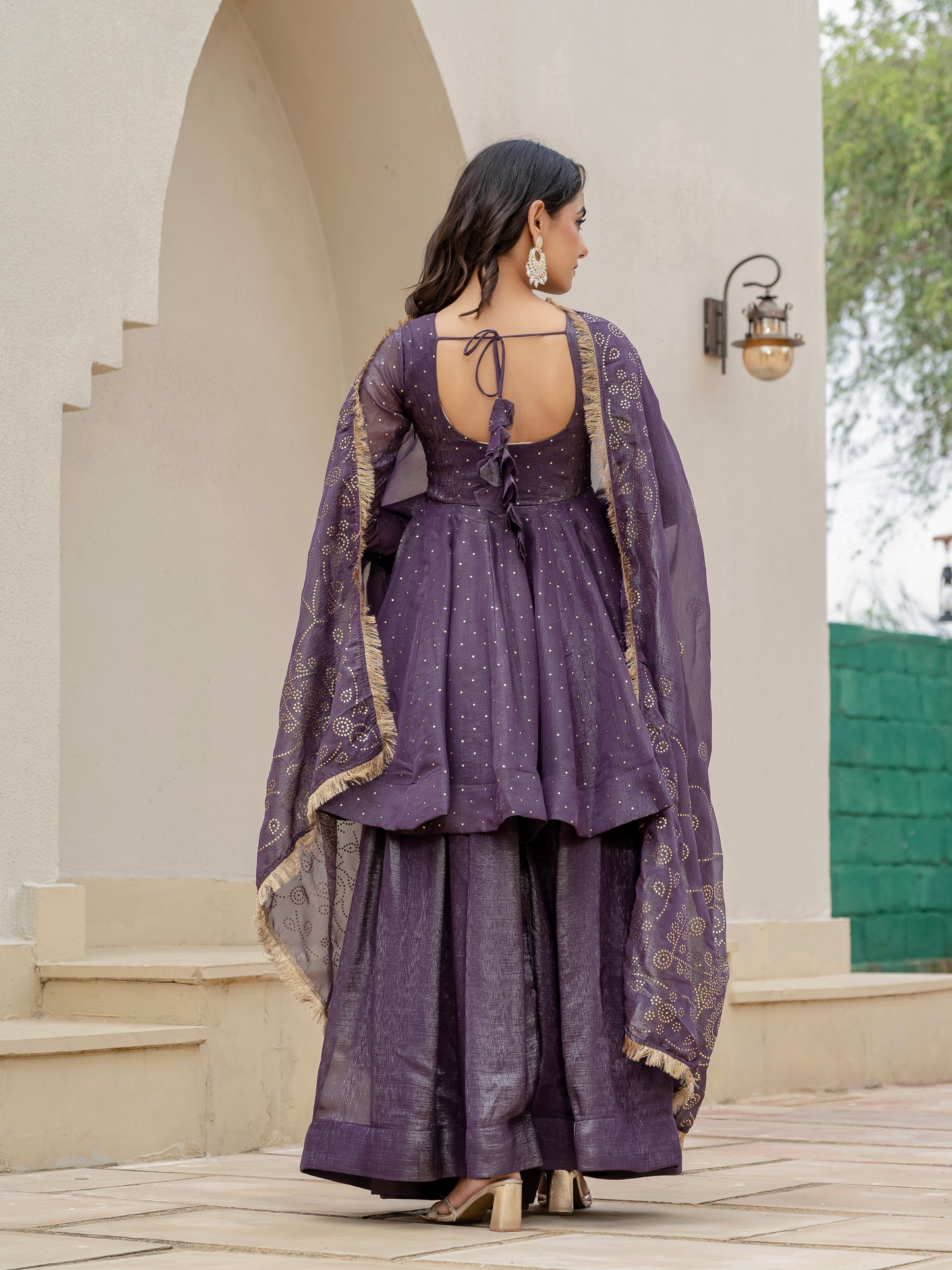 Aarvi Crimson Blush Kurta Set