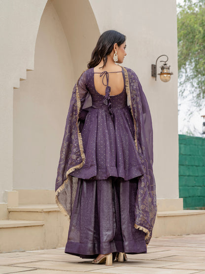 Aarvi Crimson Blush Kurta Set