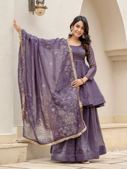 Aarvi Crimson Blush Kurta Set