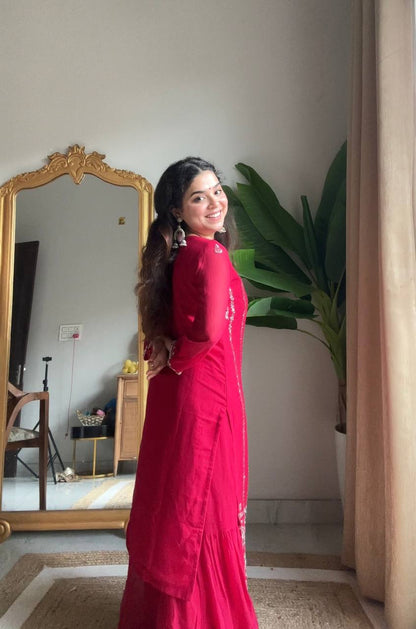 Vedika Embroidered Purple Charm Designer Patiala Suit