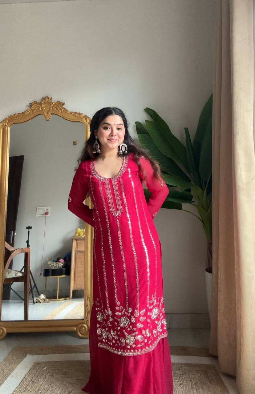 Vedika Embroidered Purple Charm Designer Patiala Suit