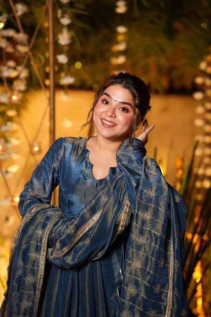 Gulmohar Festive Wear Anarkali Suit Set