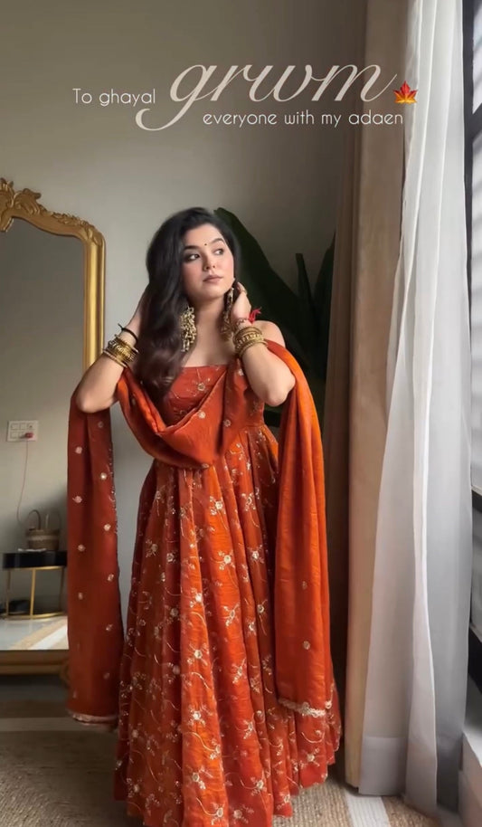 Ruprekha Premium Vichitra Royal Elegant Suit Set