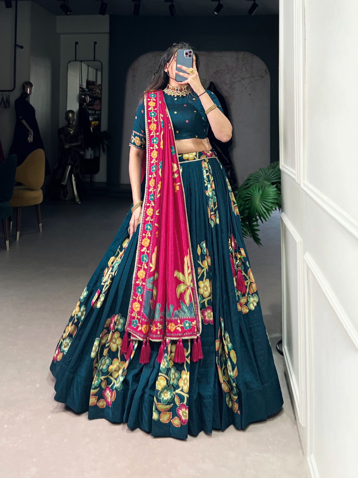 Anvika Tussar Silk Beautiful Lehenga Choli