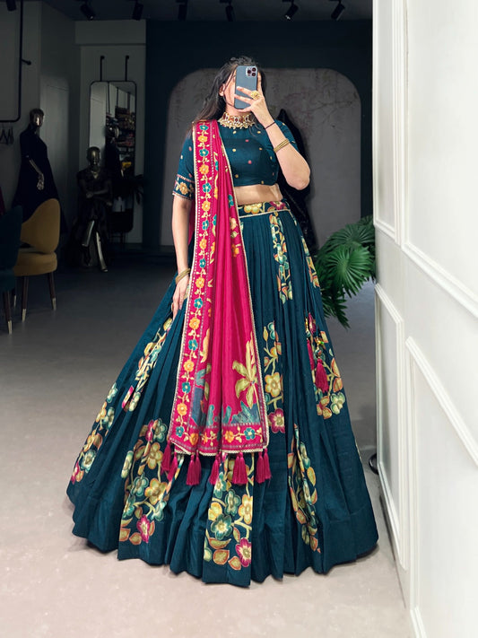 Anvika Tussar Silk Beautiful Lehenga Choli