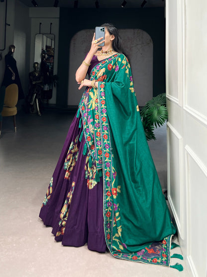 Anvika Tussar Silk Beautiful Lehenga Choli