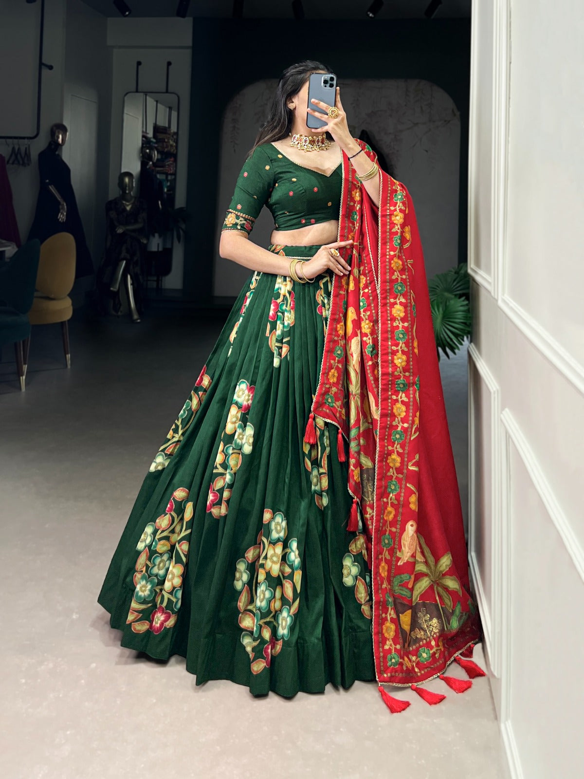 Anvika Tussar Silk Beautiful Lehenga Choli
