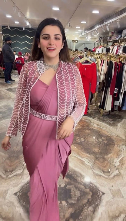 The Modern Empress: Redefining Traditional Sarees with a Shrug