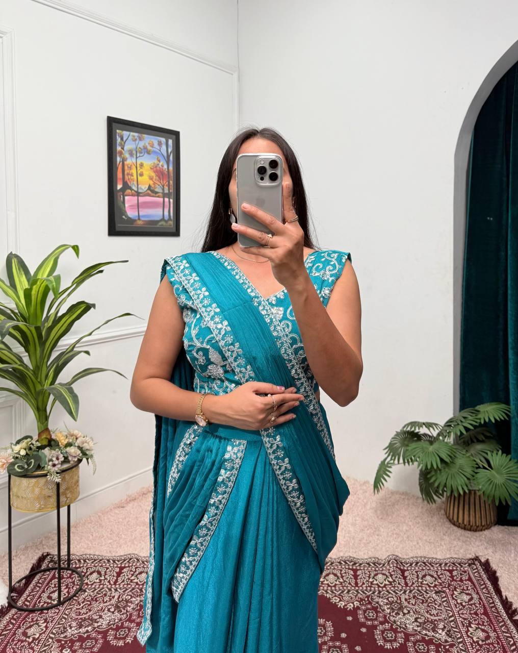 From Tradition to Trend The Evolution of the Shrug Saree Ensemble