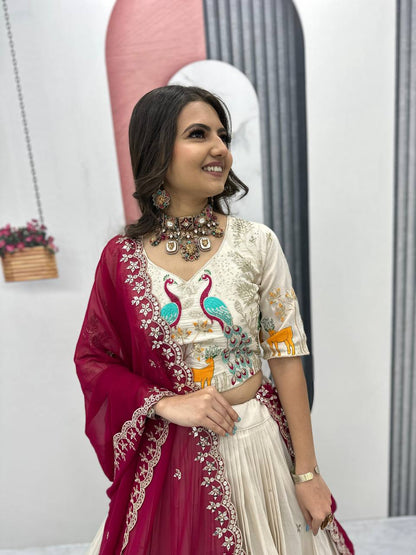 Flares of Grace A Celebration of Beauty in Lehenga Choli Ensembles