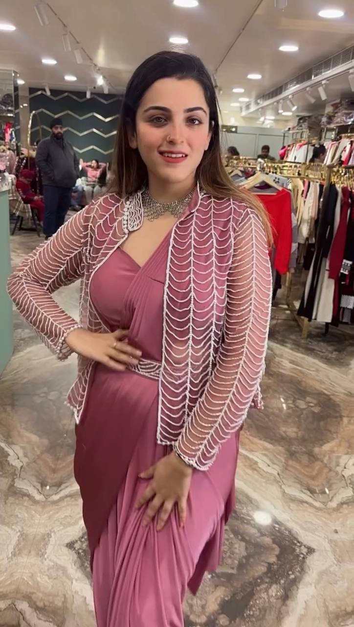 The Modern Empress: Redefining Traditional Sarees with a Shrug