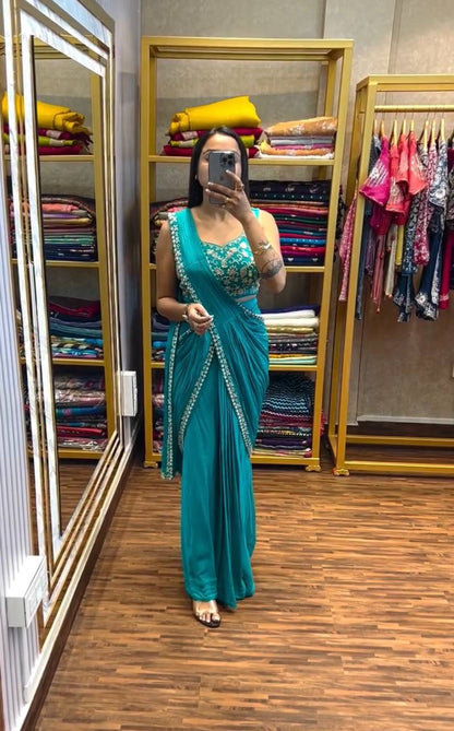 From Tradition to Trend The Evolution of the Shrug Saree Ensemble