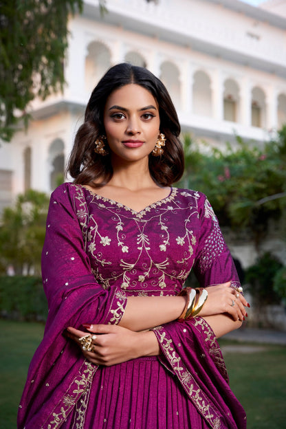 The Ethereal Glow of Heritage Woven into a Majestic Lehenga