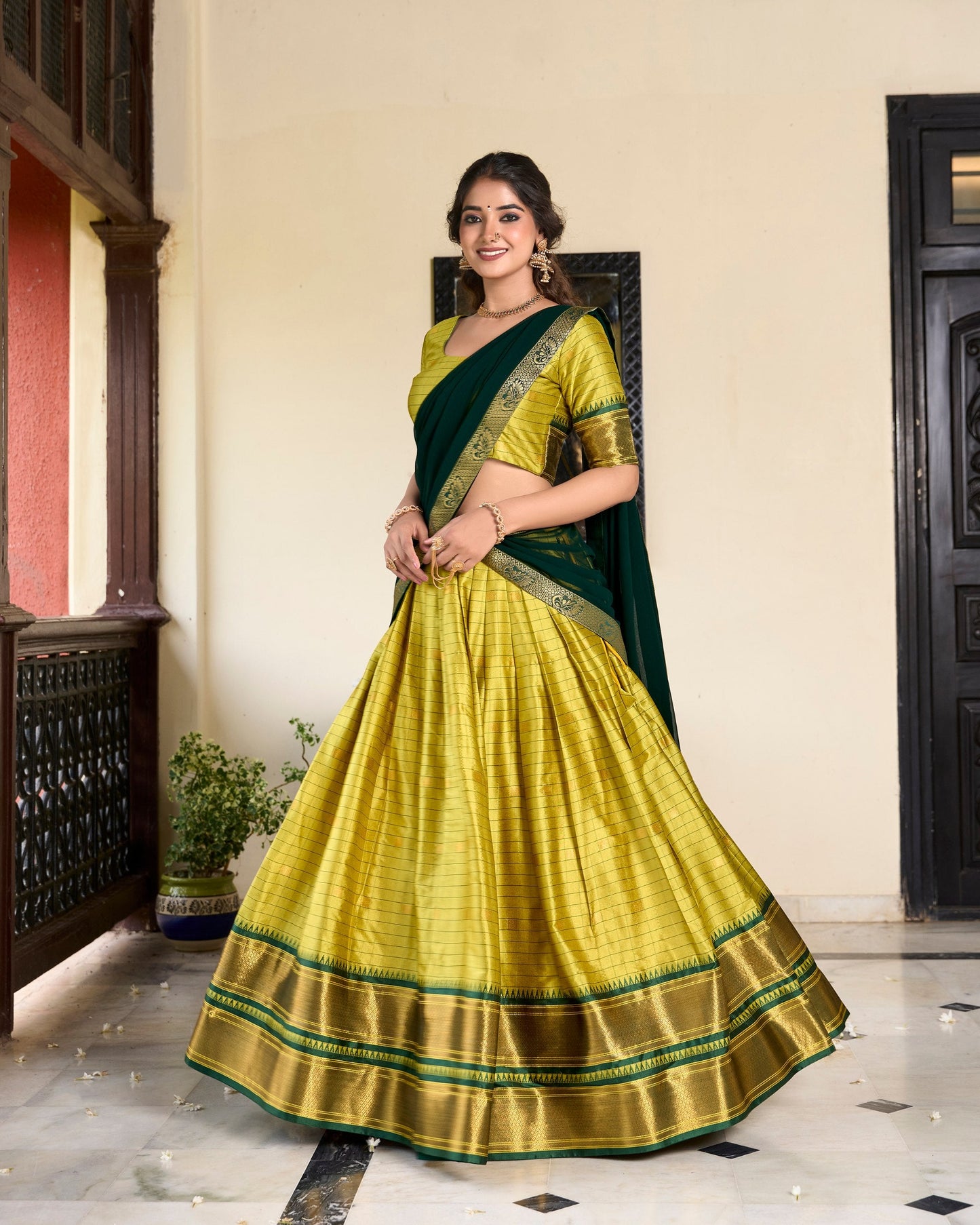 Kayra Cultural Heritage Cotton Silk Lehenga Choli