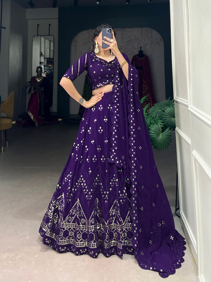 Radiant Couture Purple  Designer Lehenga Choli