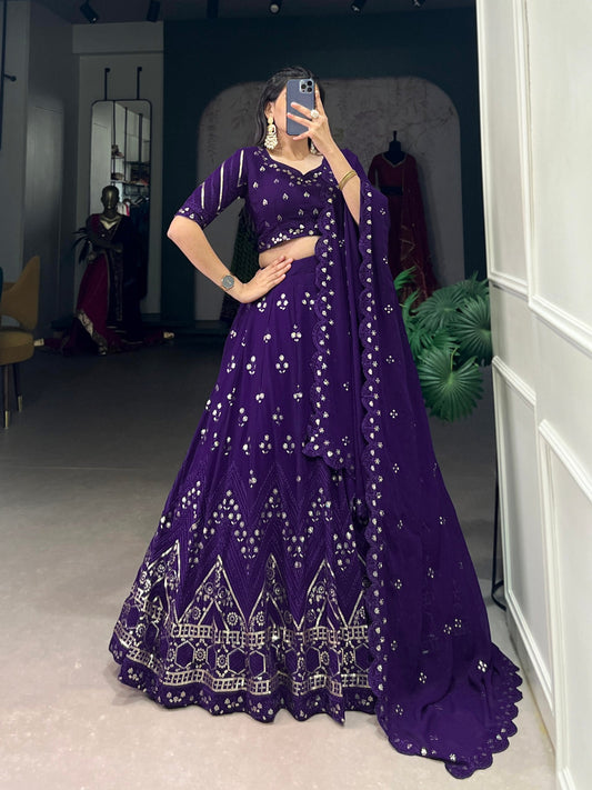 Radiant Couture Purple  Designer Lehenga Choli