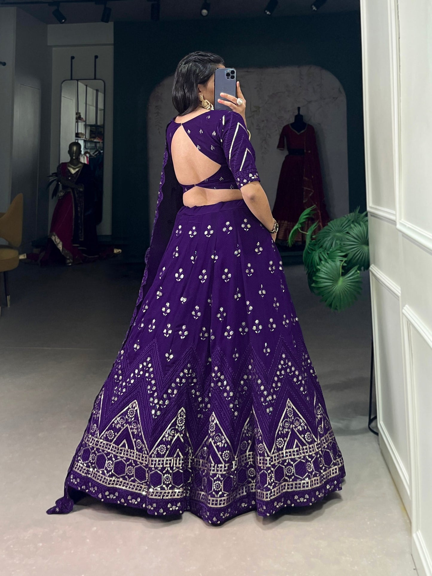 Radiant Couture Purple  Designer Lehenga Choli