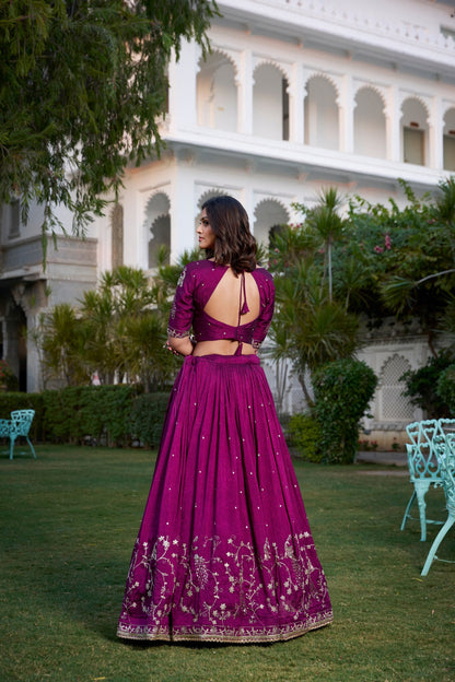 The Ethereal Glow of Heritage Woven into a Majestic Lehenga
