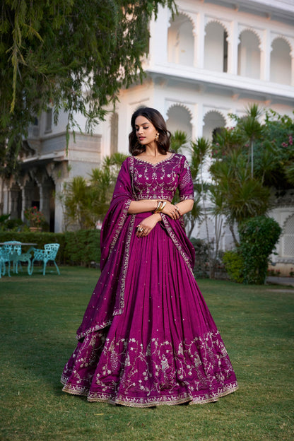 The Ethereal Glow of Heritage Woven into a Majestic Lehenga