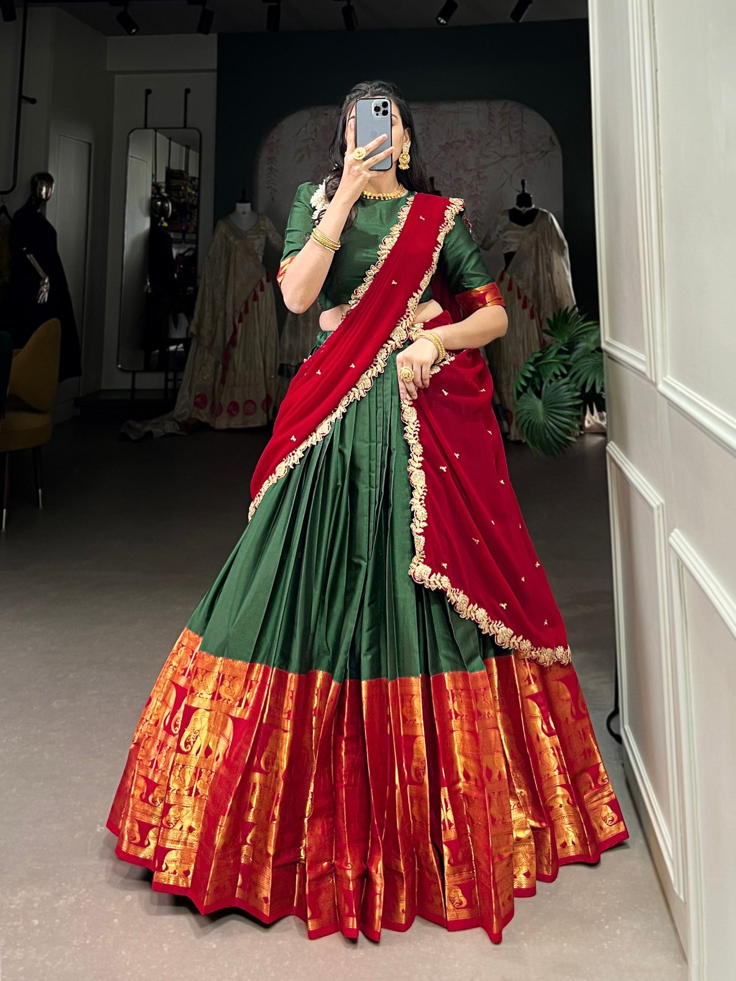 Chaitra A Touch Of South Indian Grace Lehenga Choli