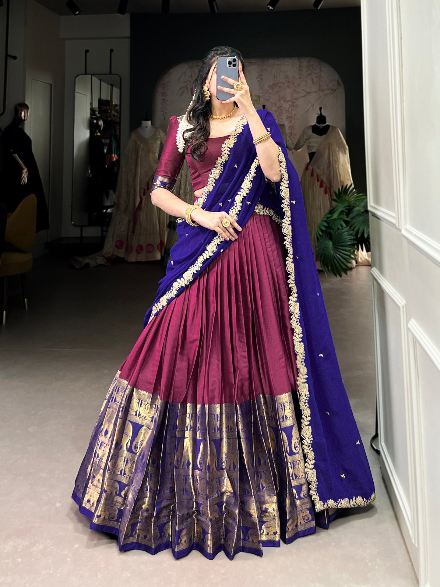 Chaitra A Touch Of South Indian Grace Lehenga Choli