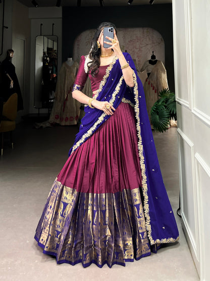 Chaitra A Touch Of South Indian Grace Lehenga Choli
