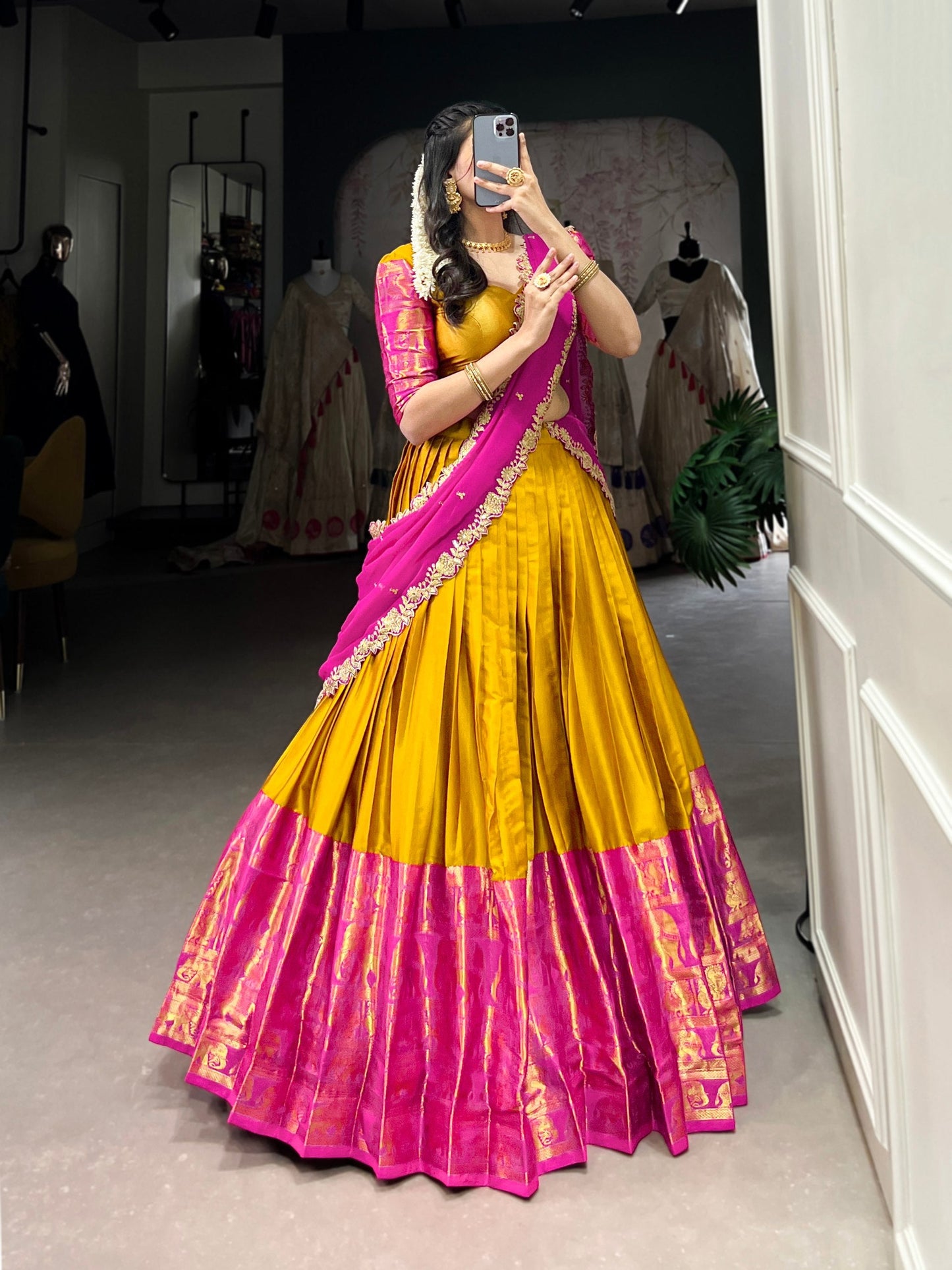 Chaitra A Touch Of South Indian Grace Lehenga Choli