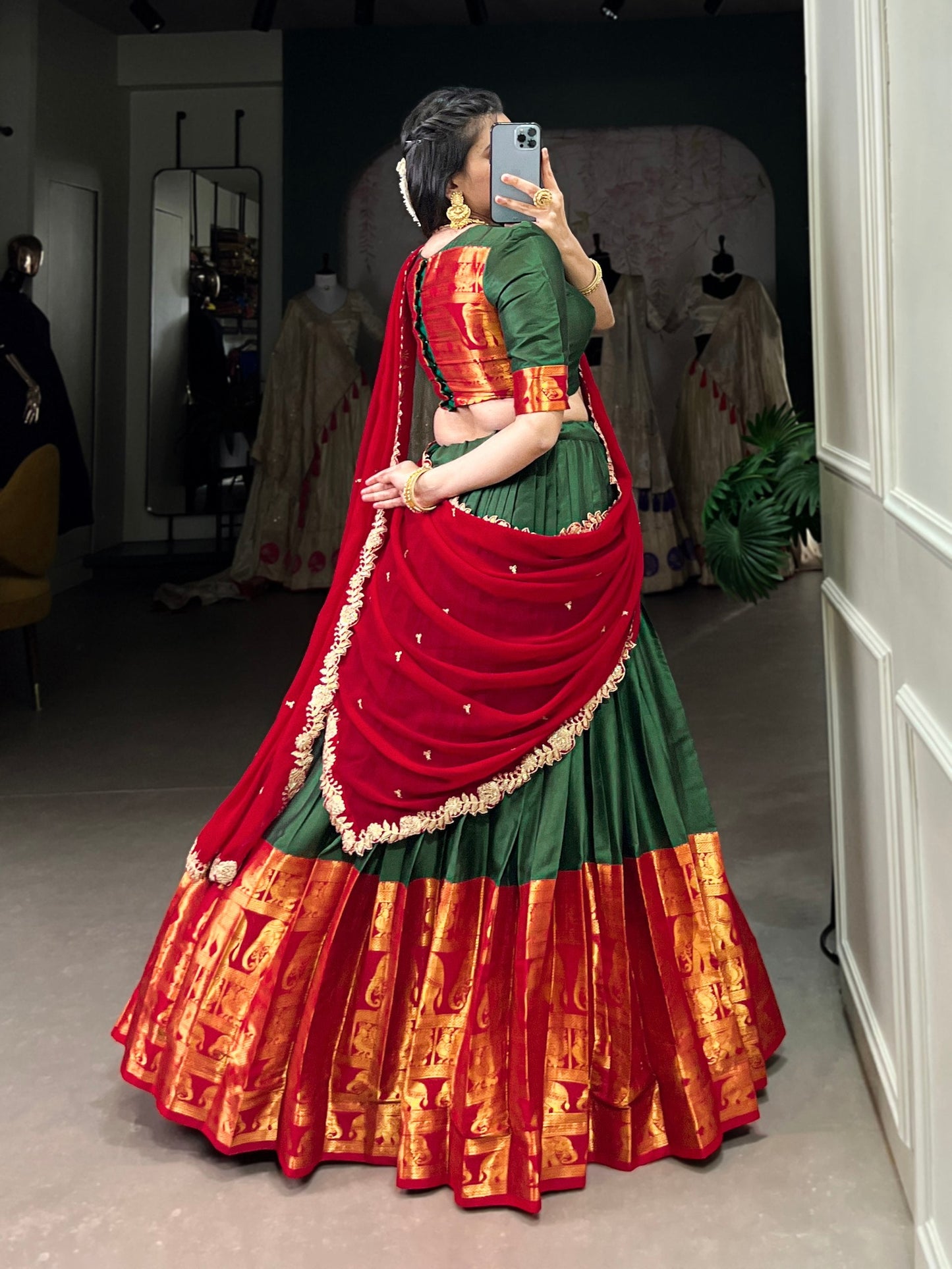 Chaitra A Touch Of South Indian Grace Lehenga Choli