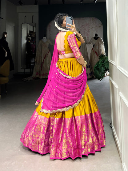Chaitra A Touch Of South Indian Grace Lehenga Choli