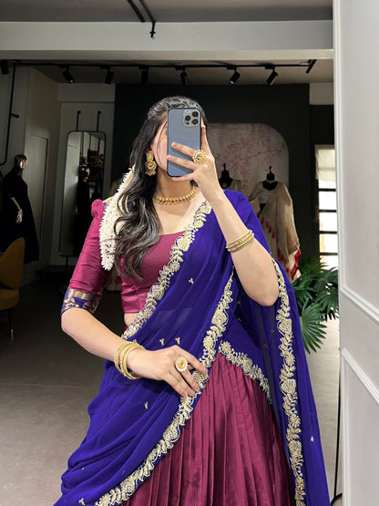 Chaitra A Touch Of South Indian Grace Lehenga Choli