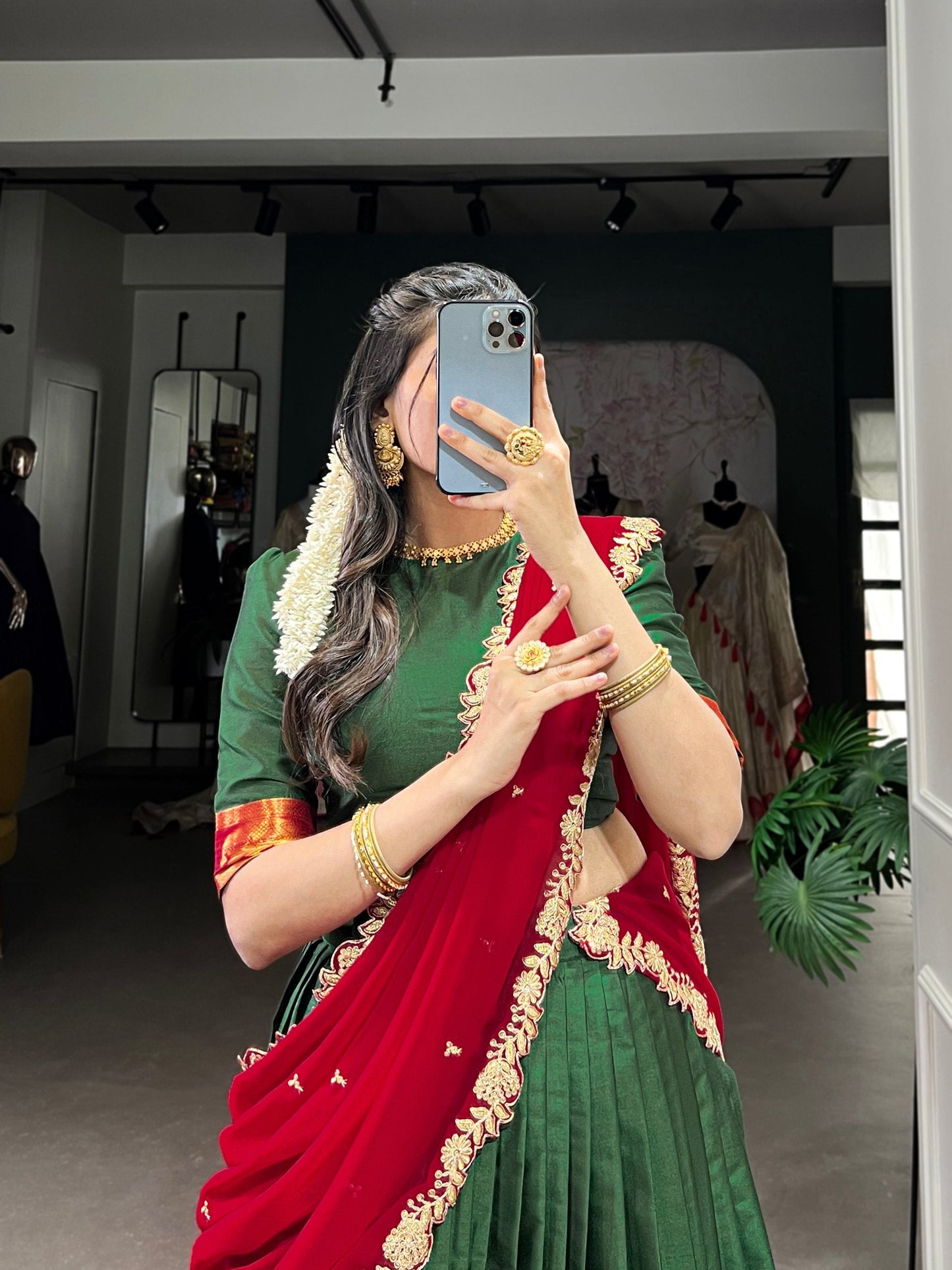 Chaitra A Touch Of South Indian Grace Lehenga Choli