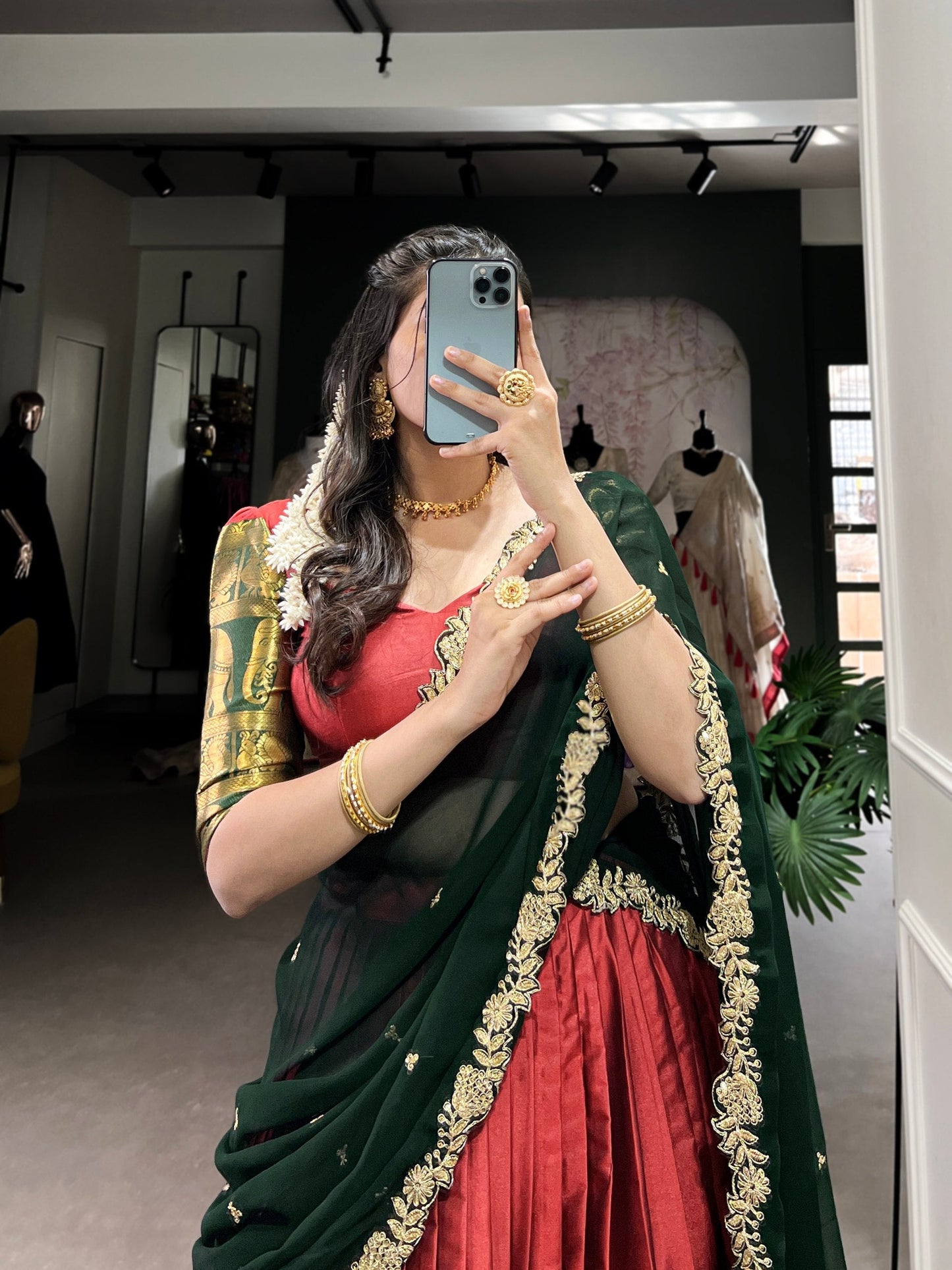 Chaitra A Touch Of South Indian Grace Lehenga Choli