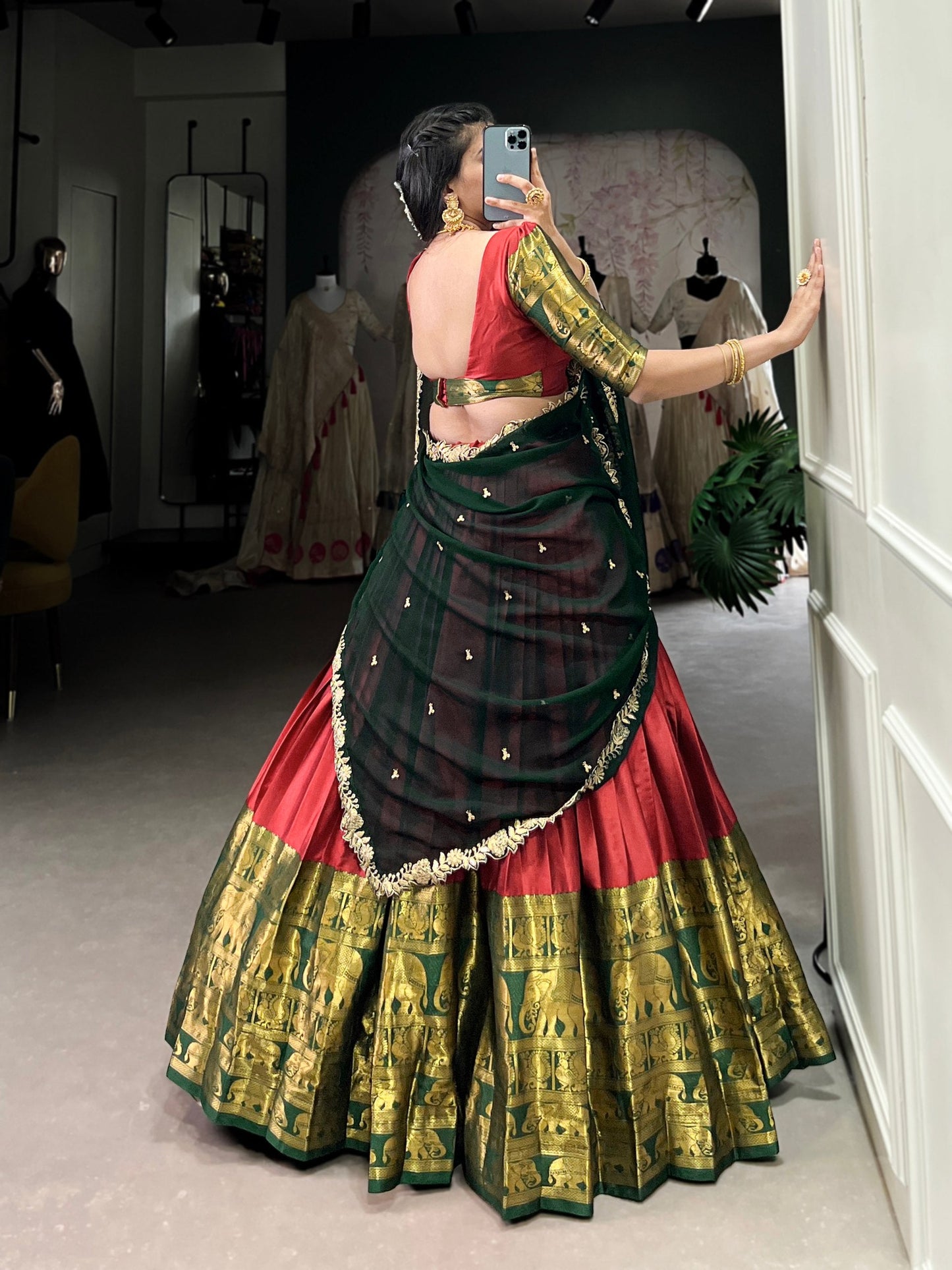 Chaitra A Touch Of South Indian Grace Lehenga Choli